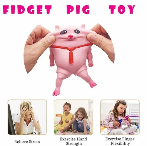 Funny Pink Pig Squishy Toy®
