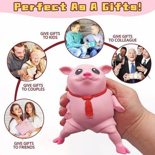 Funny Pink Pig Squishy Toy®