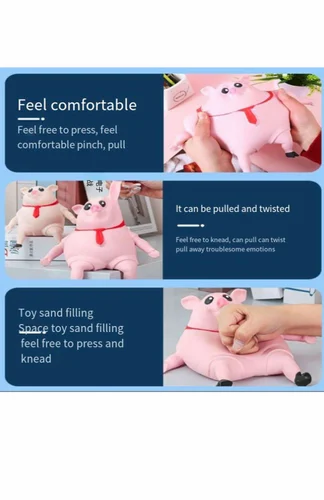 Funny Pink Pig Squishy Toy®